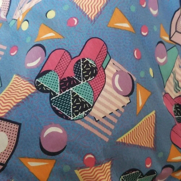 Disney Blue Midi Geometric Mickey Mouse Women's Size Medium NWT - Picture 9 of 9